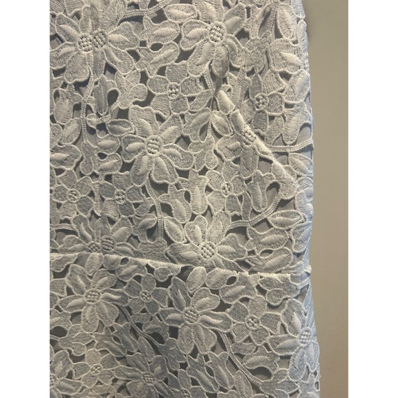 White Floral Lace Dress - Picture 3 of 4